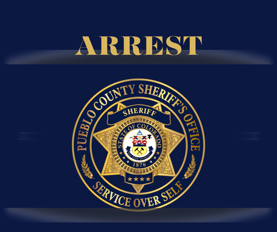 Graphic announcing arrest made