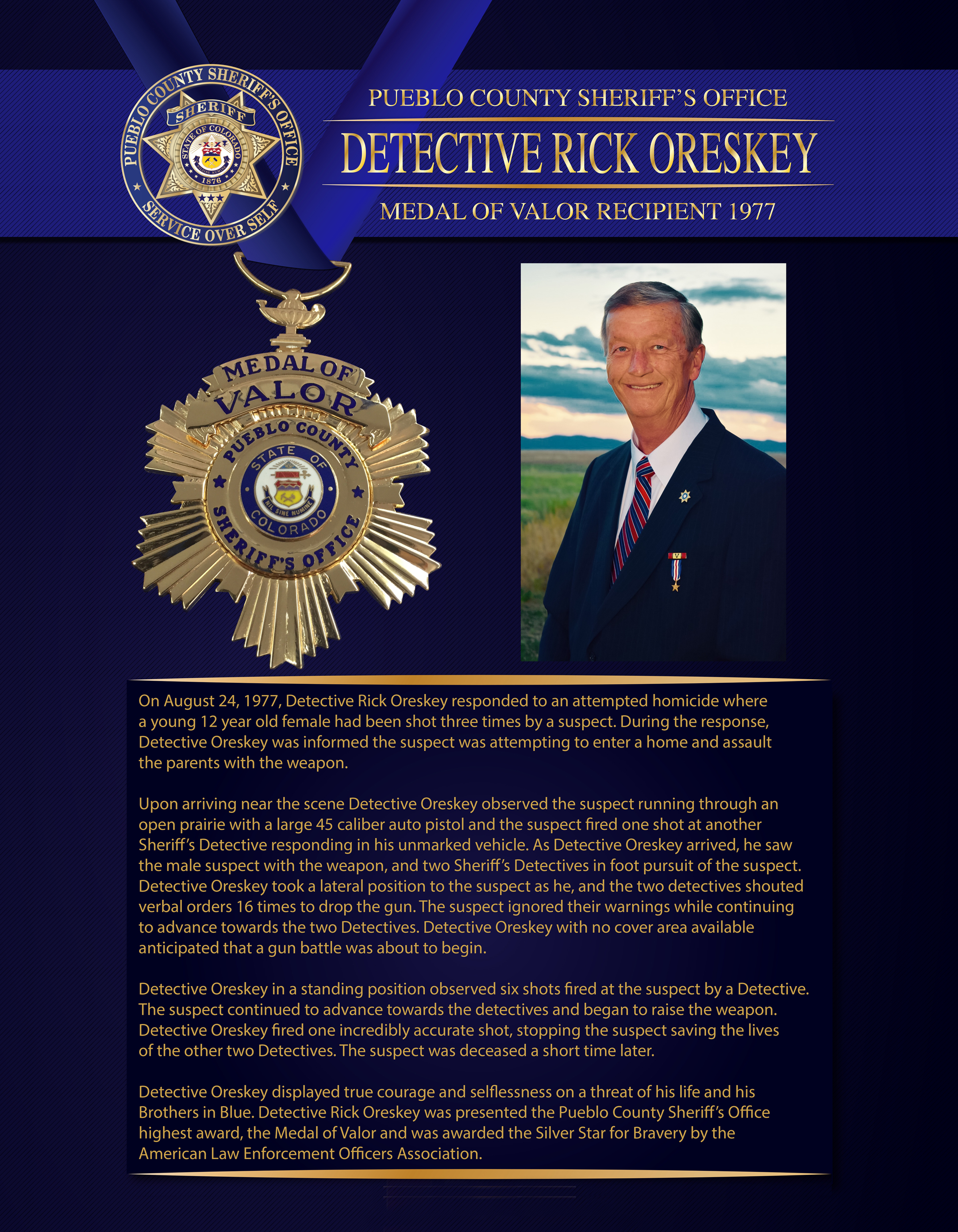 OreskeyMedal of Valor